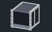 Minisforum N5 Air carrier, shown assembled