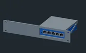 NETGEAR GS105E-style mount preview