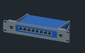 NETGEAR GS108 + 2 keystones preview