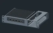 Protectli VP2420 · 1U / 1.5U, shown assembled